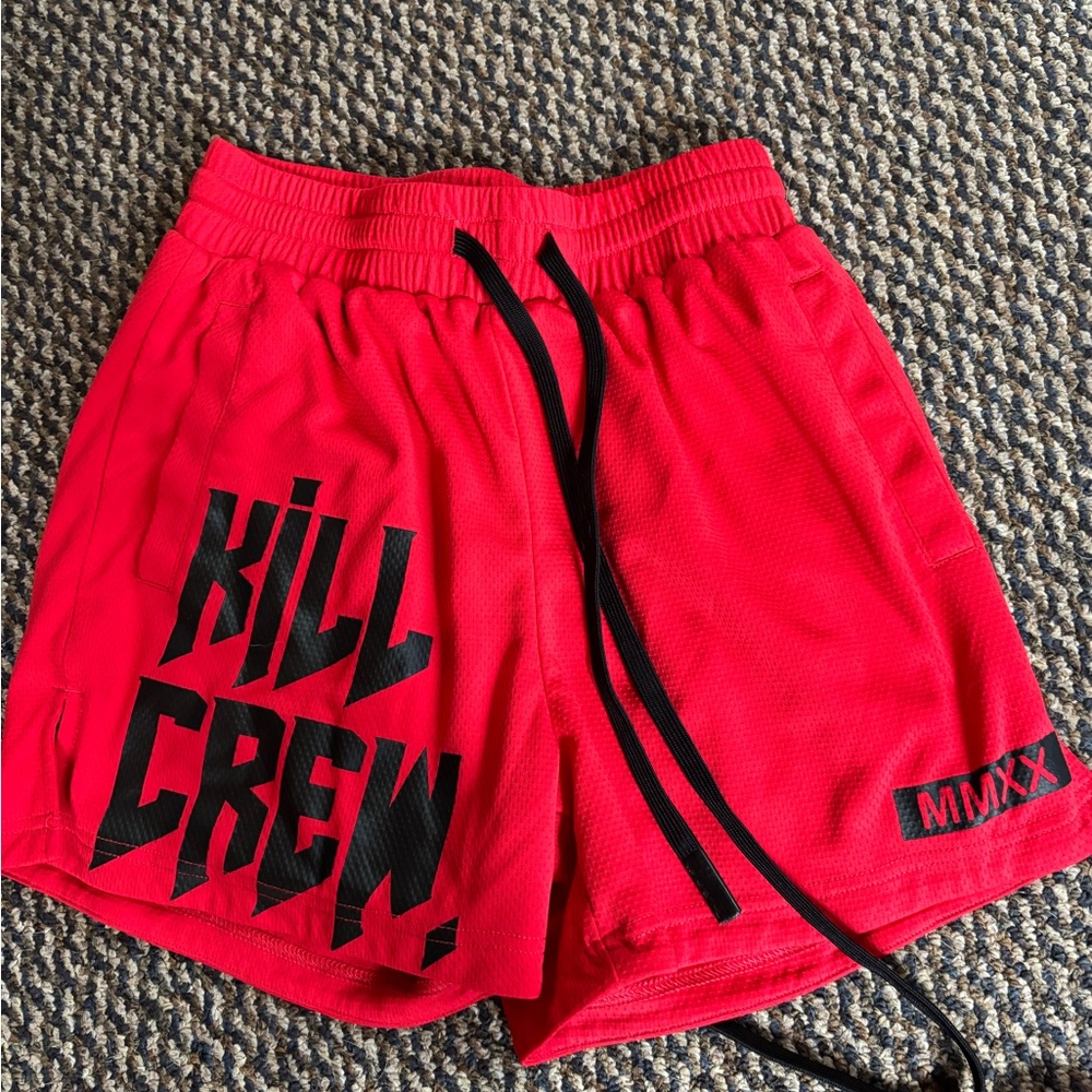 Kill Crew Red Athletic Shorts